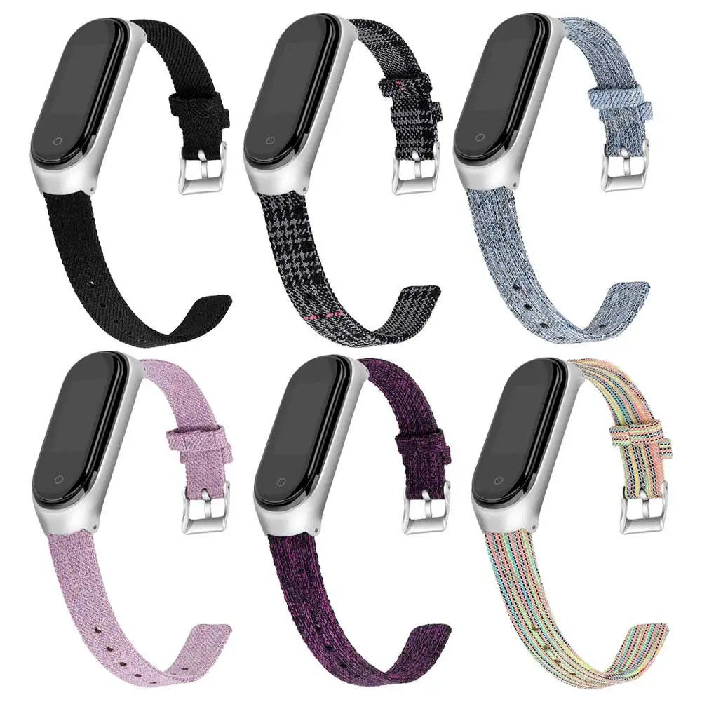 Watchband for Xiaomi MI Band 3 4 Canvas Replacement Smart Watch Band High Quality Fashion Men Women Wristband Strap Accessories
Watchband for Xiaomi MI Band 3 4 Canvas Replacement Smart Watch Band High Quality Fashion Men Women Wristband Strap Accessories
