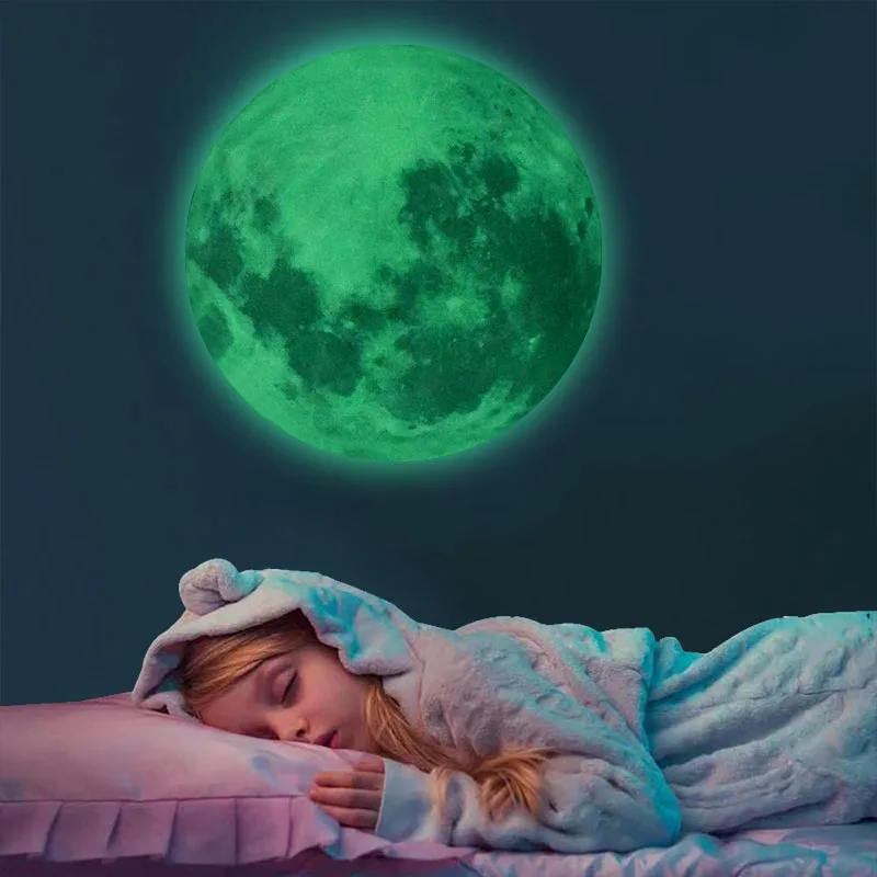 Creative 3D Luminous Moon Wall Stickers for Kids Room Living Room Baby Nursery Bedroom Decoration Home Decals Glow In The Dark
Creative 3D Luminous Moon Wall Stickers for Kids Room Living Room Baby Nursery Bedroom Decoration Home Decals Glow In The Dark