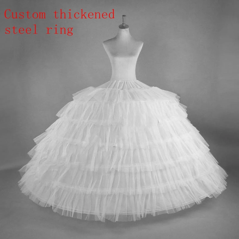 New 6 Hoops Big White Quinceanera Dress Petticoat Super Fluffy Crinoline Slip Underskirt For Wedding Ball Gown In Stock
New 6 Hoops Big White Quinceanera Dress Petticoat Super Fluffy Crinoline Slip Underskirt For Wedding Ball Gown In Stock