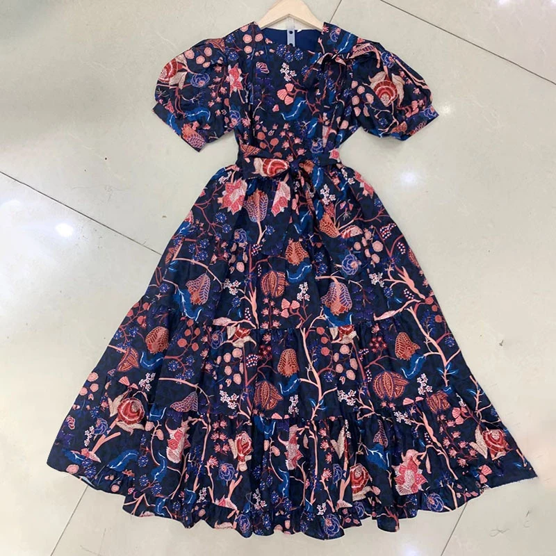 VGH White Elegant Dress For Women O Neck Puff Short Sleeve High Waist Lace Up Bowknot Casual Midi Dresses Female 2021 Summer New
VGH White Elegant Dress For Women O Neck Puff Short Sleeve High Waist Lace Up Bowknot Casual Midi Dresses Female 2021 Summer New