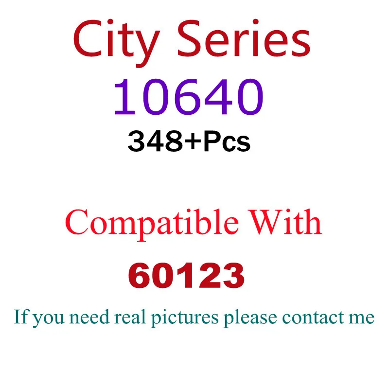 348Pcs 10640 Building Block Toy City Series 60123 Assembled Building Block Children's Toy Gifts
348Pcs 10640 Building Block Toy City Series 60123 Assembled Building Block Children's Toy Gifts