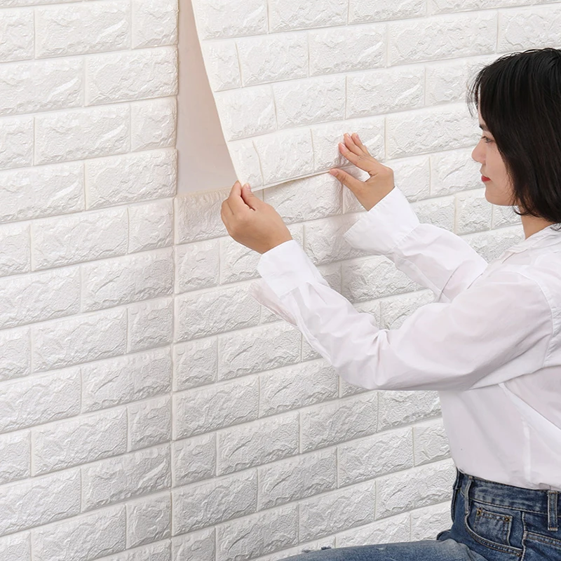 12pcs 3D Brick Wall Stickers DIY Self Decor Foam Wall Covering Wallpaper For TV Background Kids Living Room Waterproof
12pcs 3D Brick Wall Stickers DIY Self Decor Foam Wall Covering Wallpaper For TV Background Kids Living Room Waterproof