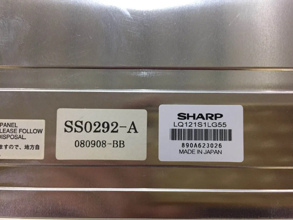 Original grade A+ 12.1" Inch LCD Panel Display Screen LQ121S1LG55 for industrial application one year warranty
Original grade A+ 12.1" Inch LCD Panel Display Screen LQ121S1LG55 for industrial application one year warranty