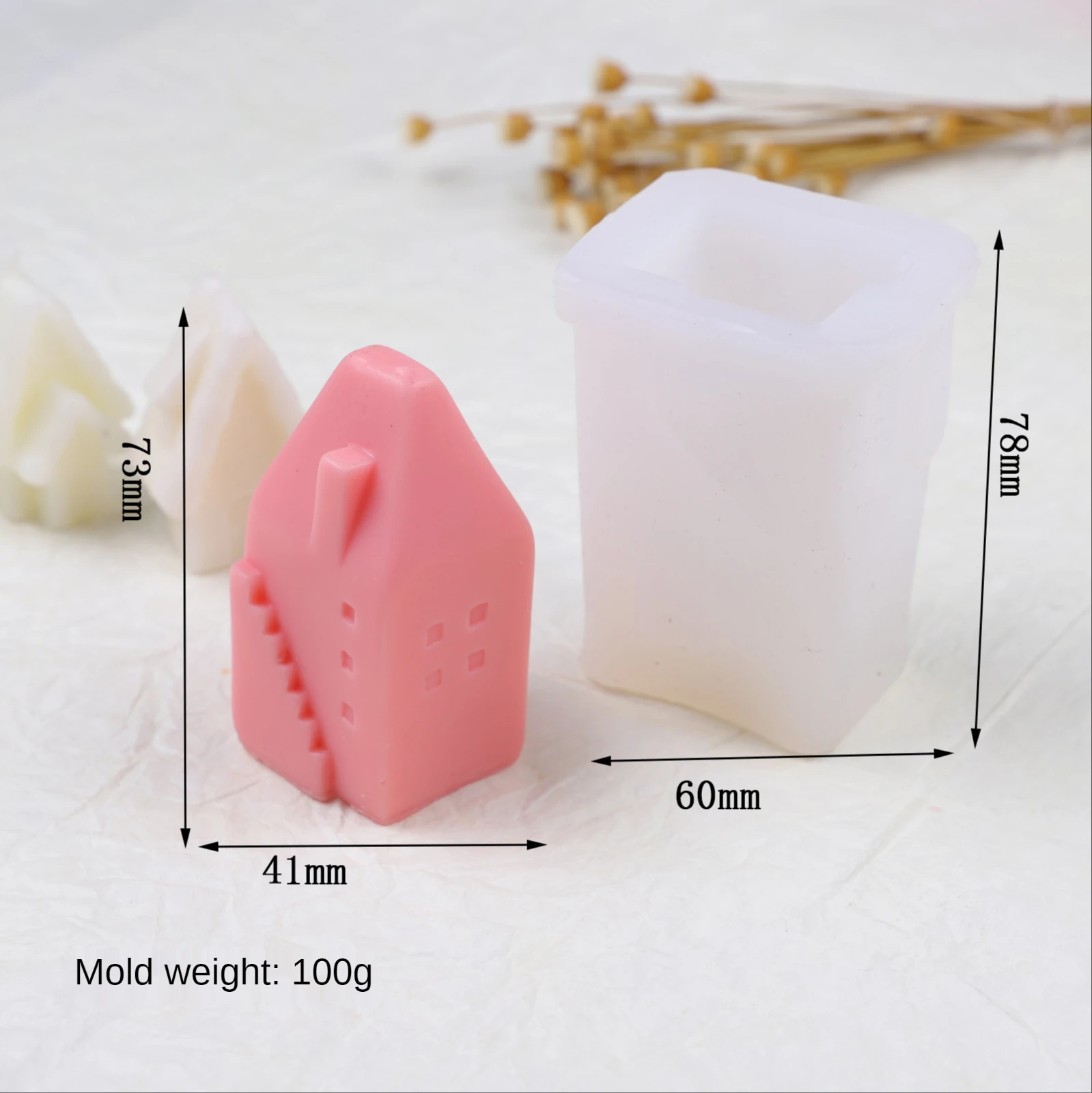 New Style Trends 3D House Mousse Cake Mold Cake Decorating Mold Candle Mould Silicone Mold Candle Making Cake Making Non-Toxic
New Style Trends 3D House Mousse Cake Mold Cake Decorating Mold Candle Mould Silicone Mold Candle Making Cake Making Non-Toxic