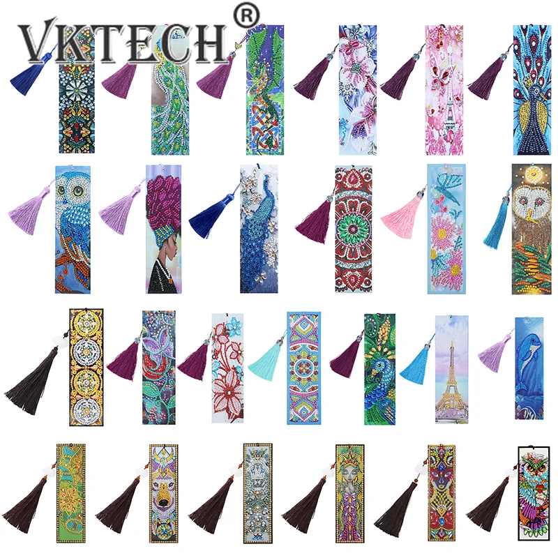 DIY Diamond Painting Bookmark Special Shaped Cartoon Tassel Leather Book Page Mark Crafts Embroidery Kit Birthday Festival Gift
DIY Diamond Painting Bookmark Special Shaped Cartoon Tassel Leather Book Page Mark Crafts Embroidery Kit Birthday Festival Gift