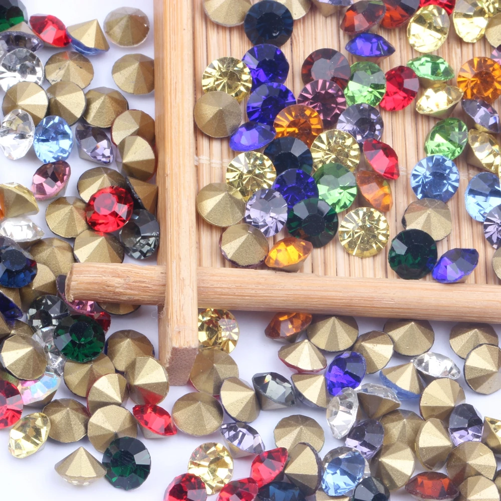 Glass Crystal Many Colors Point Back Rhinestone Beads ss32 288Pcs Glue On Round Shape Handimade Craft Ornament Diy Trimming
Glass Crystal Many Colors Point Back Rhinestone Beads ss32 288Pcs Glue On Round Shape Handimade Craft Ornament Diy Trimming