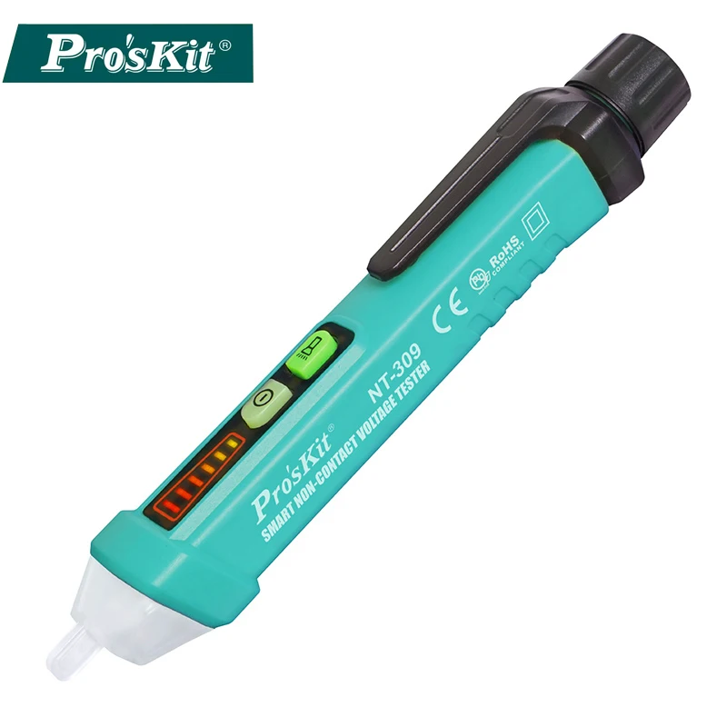 Proskit NT-309-C Multifunctional inductive electrometer pen to check breakpoints electrician pen non-contact electroscope
Proskit NT-309-C Multifunctional inductive electrometer pen to check breakpoints electrician pen non-contact electroscope