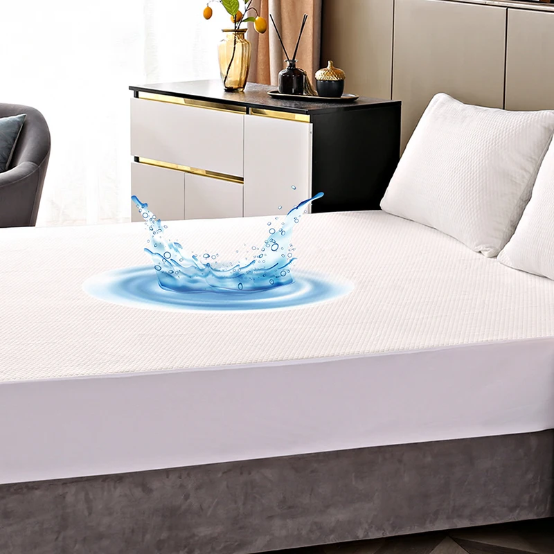 Polyester Cotton Cover Mattress Home Hotel Waterproof BedSpread on The Bed White Mattress Protective Cover for Queen King Size
Polyester Cotton Cover Mattress Home Hotel Waterproof BedSpread on The Bed White Mattress Protective Cover for Queen King Size