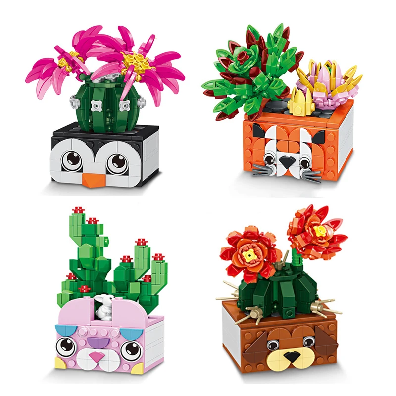 Toy Building Blocks Bouquet Bonsai Model Home Desktop DIY Decoration Cactus Flower Potted Building Blocks Children's Toys No Box
Toy Building Blocks Bouquet Bonsai Model Home Desktop DIY Decoration Cactus Flower Potted Building Blocks Children's Toys No Box