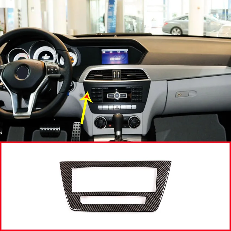 Carbon Fiber Style ABS Center Console CD Decoration Frame Trim For Mercedes benz C Class W204 2011 2012 2013 Year Accessories
Carbon Fiber Style ABS Center Console CD Decoration Frame Trim For Mercedes benz C Class W204 2011 2012 2013 Year Accessories