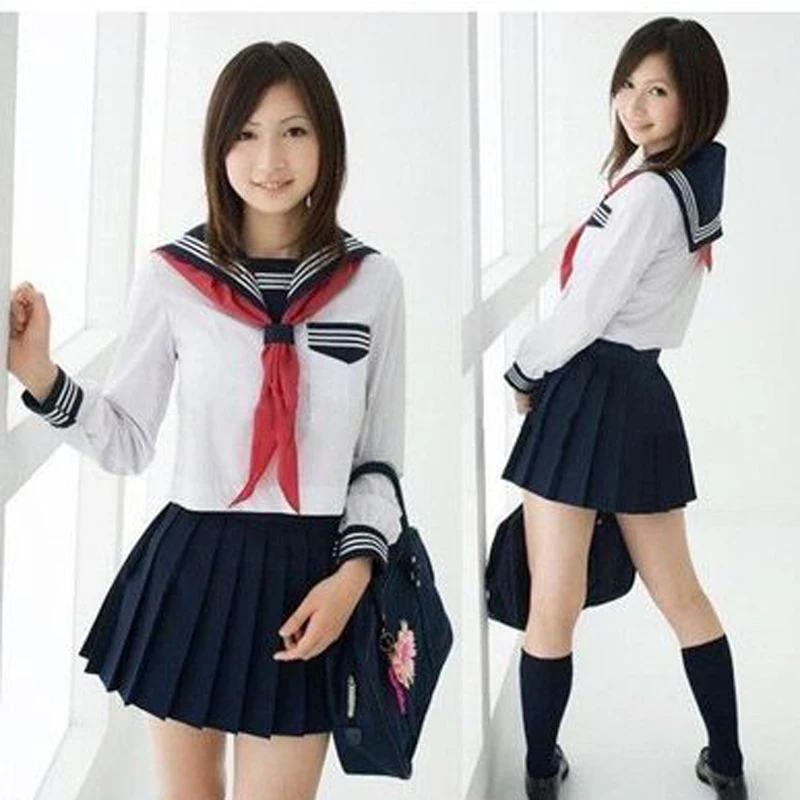 School Uniform For Girls Korean Japanese school uniforms Student Cosplay Sailor Costumes Autumn Winter School Dresses
School Uniform For Girls Korean Japanese school uniforms Student Cosplay Sailor Costumes Autumn Winter School Dresses