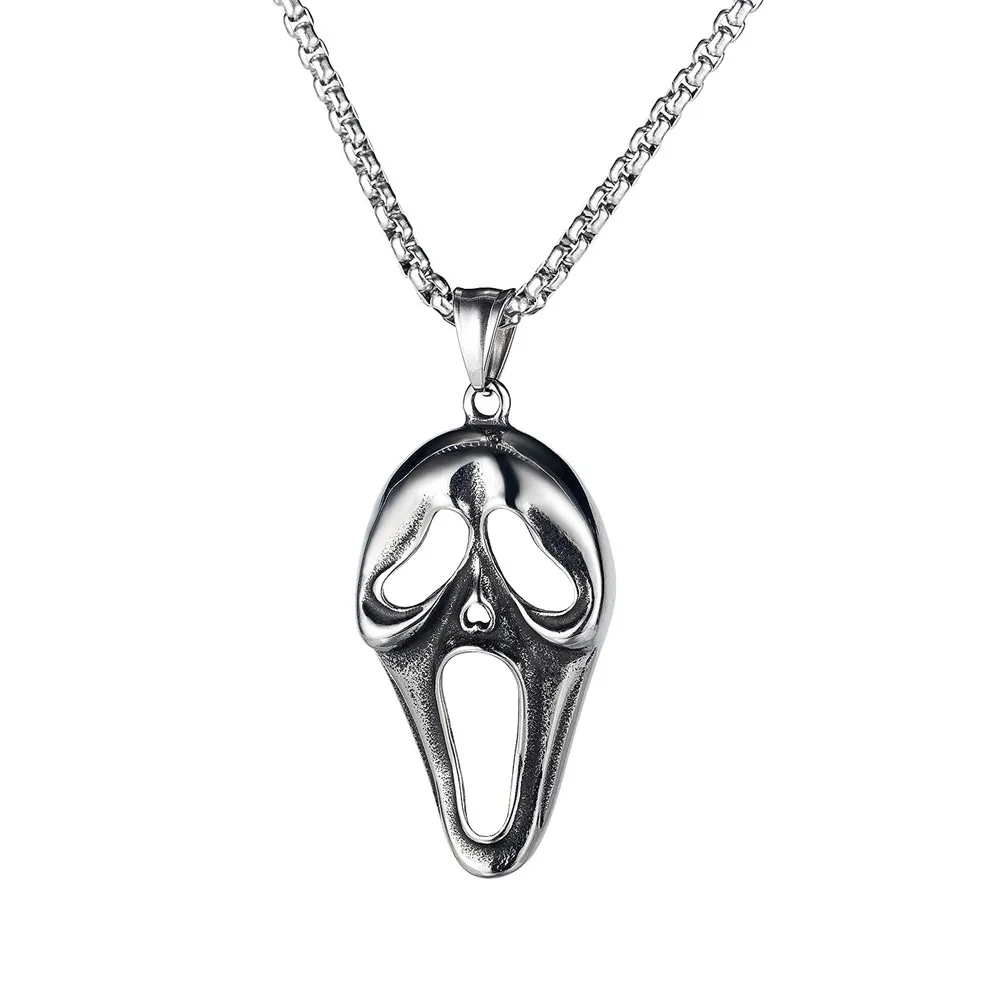 Vintage Hip Hop Cartoon Man Street Screaming Skull Mask Hipster Fashion Punk Necklace
Vintage Hip Hop Cartoon Man Street Screaming Skull Mask Hipster Fashion Punk Necklace