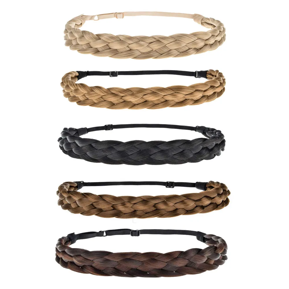 Bohemian Twist Braid Elastic Hair Bands Wide Synthetic 5 Strands Plaited Wig Stretch Women Girls Hair Styling Tools Accessories
Bohemian Twist Braid Elastic Hair Bands Wide Synthetic 5 Strands Plaited Wig Stretch Women Girls Hair Styling Tools Accessories