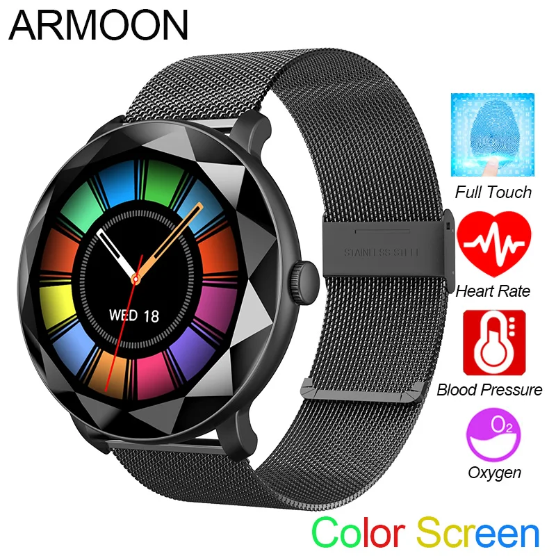 Smart Round Watch YH8 Activity Tracker Heart Rate Oxygen Monitor Sports Touch Color Screen Smartwatch Men Women For Android IOS
Smart Round Watch YH8 Activity Tracker Heart Rate Oxygen Monitor Sports Touch Color Screen Smartwatch Men Women For Android IOS