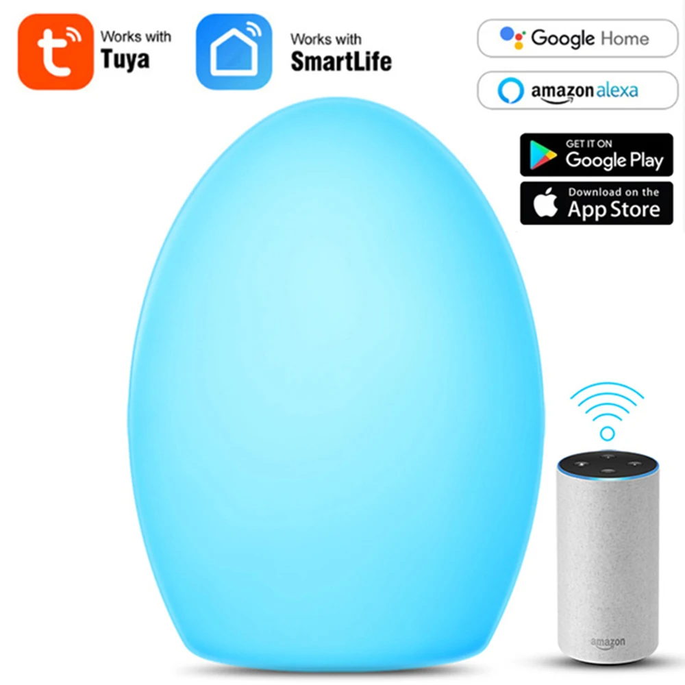 Tuya WiFi Smart Light Voice Warm Ambient Table Lamp DJ Music Rhythm Lighting Portable Lamp Compatible With Alexa Google Home
Tuya WiFi Smart Light Voice Warm Ambient Table Lamp DJ Music Rhythm Lighting Portable Lamp Compatible With Alexa Google Home