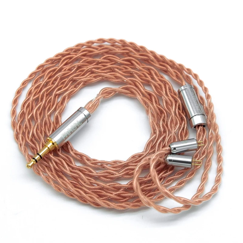 FAAEAL 4Core High Purity Copper cable with 2Pin/MMCX Connector 3.5/2.5/4.4mm Gold-plated plug Earphone Upgrade Cable For TFZ/TRN
FAAEAL 4Core High Purity Copper cable with 2Pin/MMCX Connector 3.5/2.5/4.4mm Gold-plated plug Earphone Upgrade Cable For TFZ/TRN