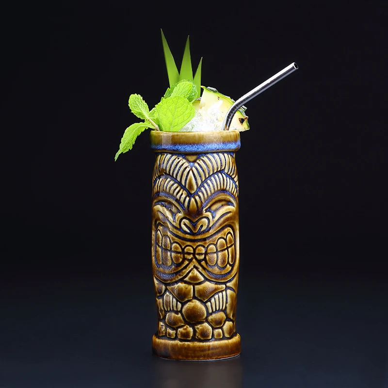 390ml Hawaii Ceramic Tiki Mug Creative Porcelain Beer Wine Mug Cup Easter Islander Bar Tool
390ml Hawaii Ceramic Tiki Mug Creative Porcelain Beer Wine Mug Cup Easter Islander Bar Tool