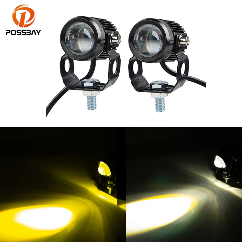 Motorcycle LED Spotlights 6000K White 3000K Yellow Dual Color Spotlight Fog Lights Driving Lamp Work Spot Light Truck Motorbike
Motorcycle LED Spotlights 6000K White 3000K Yellow Dual Color Spotlight Fog Lights Driving Lamp Work Spot Light Truck Motorbike