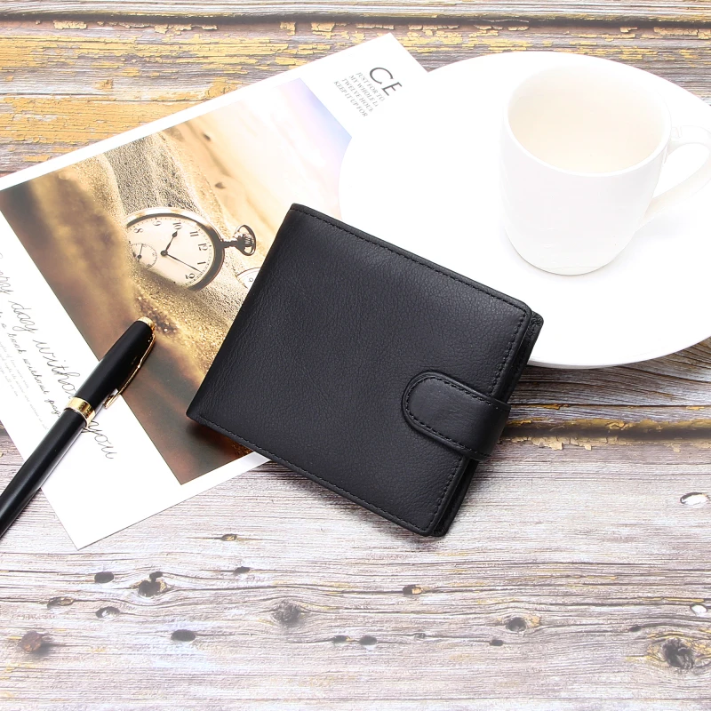 Мужской кошелек из натуральной кожи в стиле ретро визитница для кредитных карт