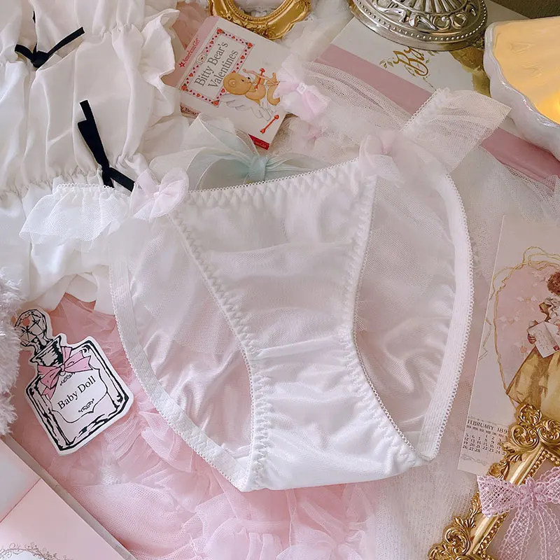 Japanese lovely lolita girls hand bowknot angel wings sexy lace underwear lingerie ropa mujer sexy panties
Japanese lovely lolita girls hand bowknot angel wings sexy lace underwear lingerie ropa mujer sexy panties