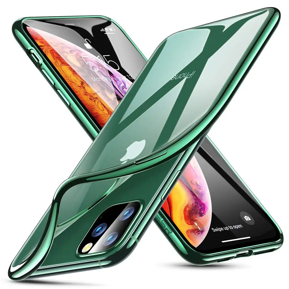 Чехол для Apple iPhone 11 Pro тонкий прозрачный мягкий ТПУ гибкий силиконовый чехол 5 8