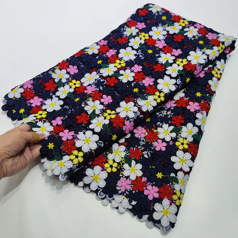 5 Yards Nigerian Guipure Lace Fabrics 2021 High Quality Flowers Embroidery African Lace Fabric Cord Lace Fabric For Party Sewing
5 Yards Nigerian Guipure Lace Fabrics 2021 High Quality Flowers Embroidery African Lace Fabric Cord Lace Fabric For Party Sewing