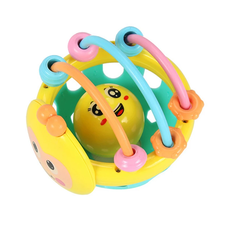 Baby Toy Rattle ball Hand Knocking Bell Ball Toy Rattles Develop Baby Mobile Intelligence Baby Grasping Toy Hand Bell Juguetes
Baby Toy Rattle ball Hand Knocking Bell Ball Toy Rattles Develop Baby Mobile Intelligence Baby Grasping Toy Hand Bell Juguetes