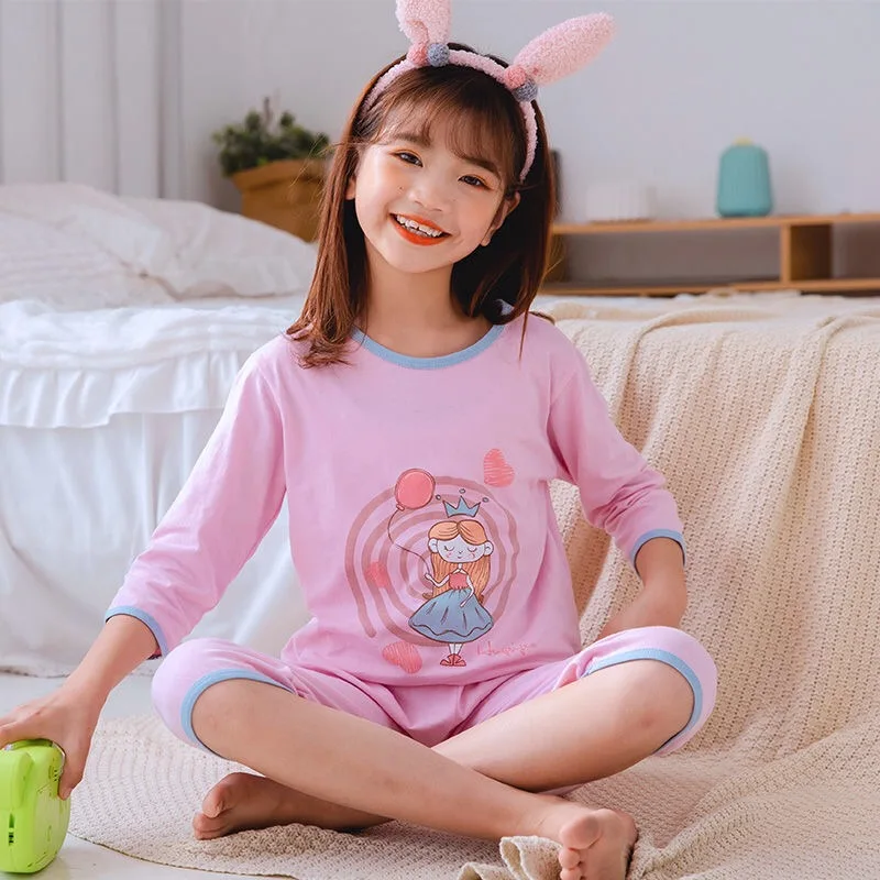 Summer Kids Pajamas Set Children Cartoon Dinosaur Sleepwear Boys Home Pajamas Girls Cotton Animal Pyjamas Baby 2-13T Nightwear
Summer Kids Pajamas Set Children Cartoon Dinosaur Sleepwear Boys Home Pajamas Girls Cotton Animal Pyjamas Baby 2-13T Nightwear
