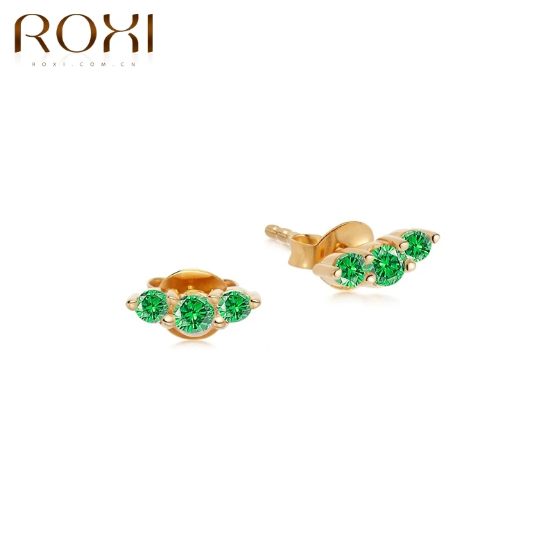ROXI Single Row Triple Diamond Earrings For Women 2021 Trend 925 Sterling Silver Puncture Stud Earrings Huggie Hot Fine Jewelry
ROXI Single Row Triple Diamond Earrings For Women 2021 Trend 925 Sterling Silver Puncture Stud Earrings Huggie Hot Fine Jewelry