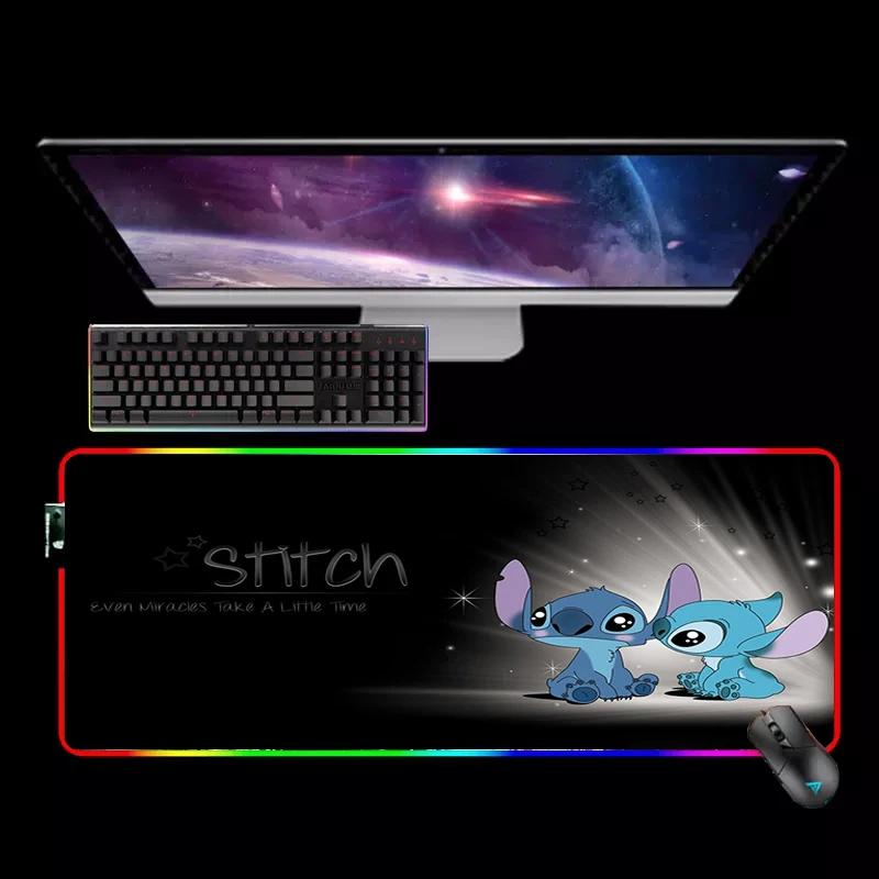 Rgb коврик для мыши, игровой коврик для мыши в стиле аниме, Rgb коврик для клавиатуры, Настольный коврик для Стича, коврик для мыши «сделай сам», ...
Rgb коврик для мыши, игровой коврик для мыши в стиле аниме, Rgb коврик для клавиатуры, Настольный коврик для Стича, коврик для мыши «сделай сам», ...