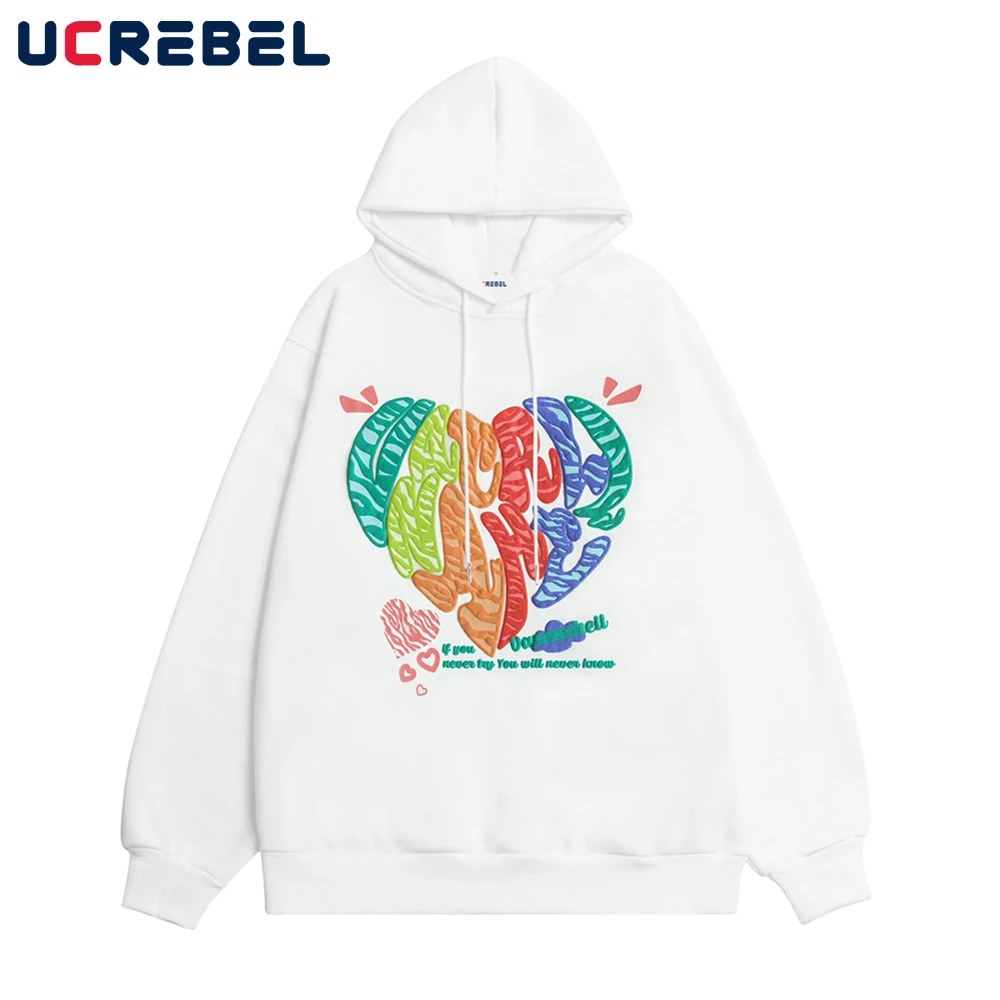 Heart Print Fleece Sweatshirts Mens Autumn Casual Simple Hoodies Streetwear Loose Long Sleeve Pullover Men
Heart Print Fleece Sweatshirts Mens Autumn Casual Simple Hoodies Streetwear Loose Long Sleeve Pullover Men