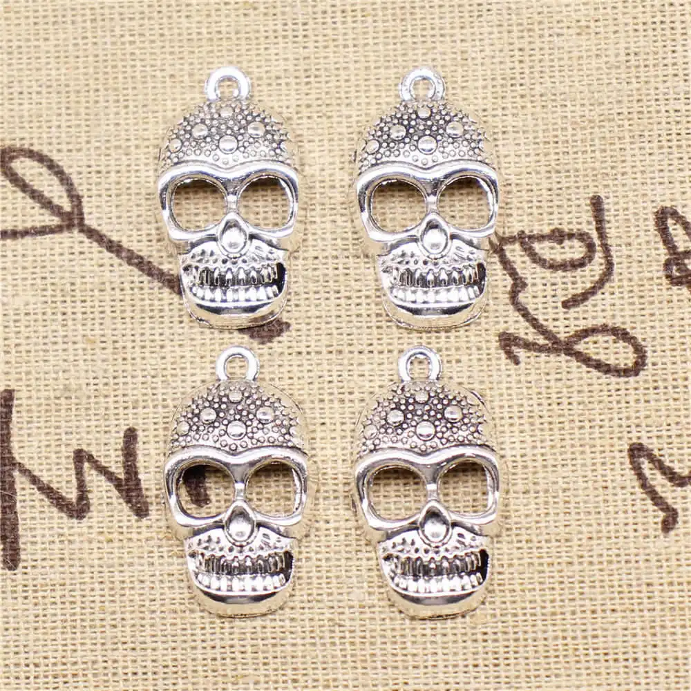 Skull And Crossbones Skull And Crossbones Charms Supplies For Jewelry Making Kit Antique Silver Color 10pcs 28x16mm
Skull And Crossbones Skull And Crossbones Charms Supplies For Jewelry Making Kit Antique Silver Color 10pcs 28x16mm