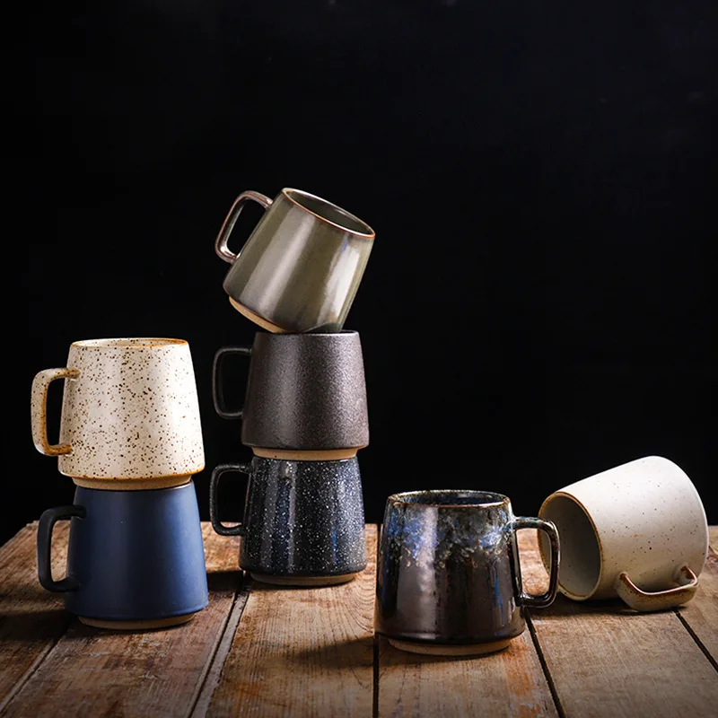 4Pcs/Lot 350ML Japanese Ceramic Cappuccino Coffee Cup Unique Vintage Frosted Coarse Pottery Reusable Milk Tea Latte Drip Mug
4Pcs/Lot 350ML Japanese Ceramic Cappuccino Coffee Cup Unique Vintage Frosted Coarse Pottery Reusable Milk Tea Latte Drip Mug