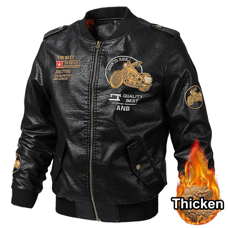 Biker Jacket Men Tactical PU Leather Jacket Men Stand Collar Motorcycle Leather Jacket M-5XL Male jaqueta de Couro Dropshipping
Biker Jacket Men Tactical PU Leather Jacket Men Stand Collar Motorcycle Leather Jacket M-5XL Male jaqueta de Couro Dropshipping