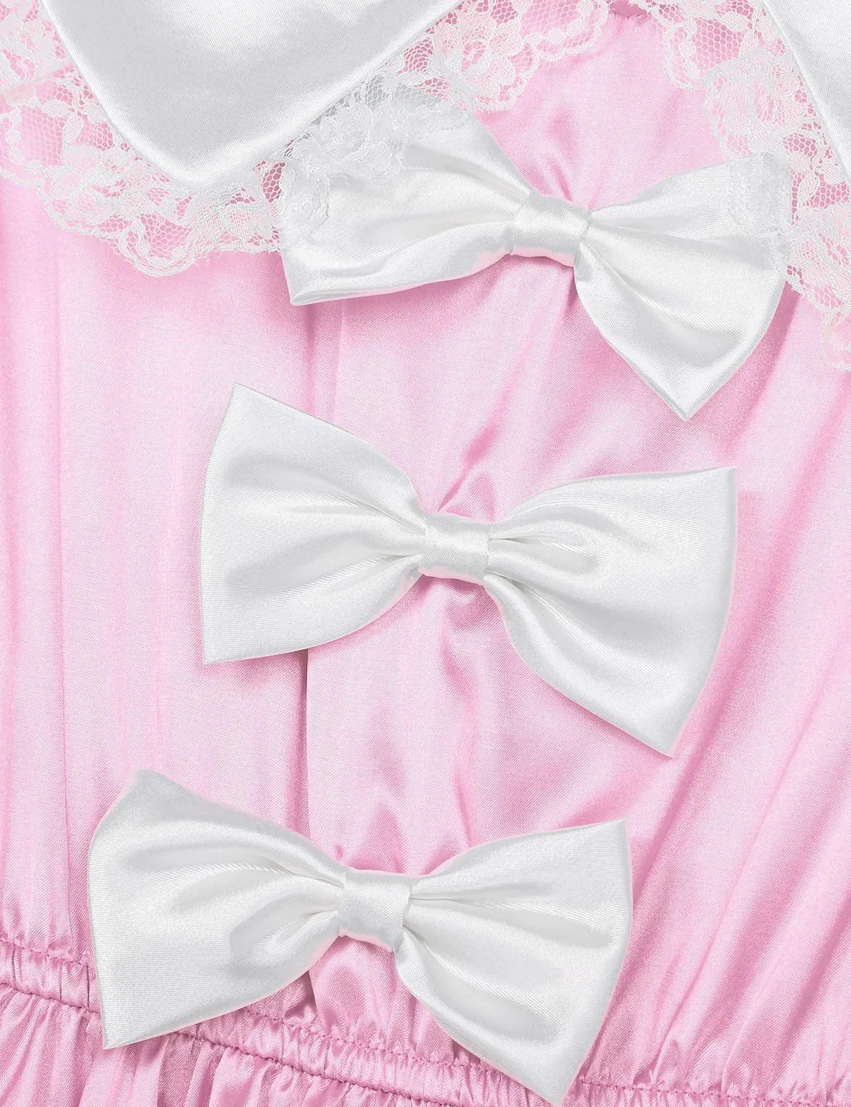 Male Mens Sissy Soft Smooth Satin Doll Collar Puff Sleeves Bowknots Trimmed Lace Ruffled Dress Adult Baby Cross Dresser Costume
Male Mens Sissy Soft Smooth Satin Doll Collar Puff Sleeves Bowknots Trimmed Lace Ruffled Dress Adult Baby Cross Dresser Costume