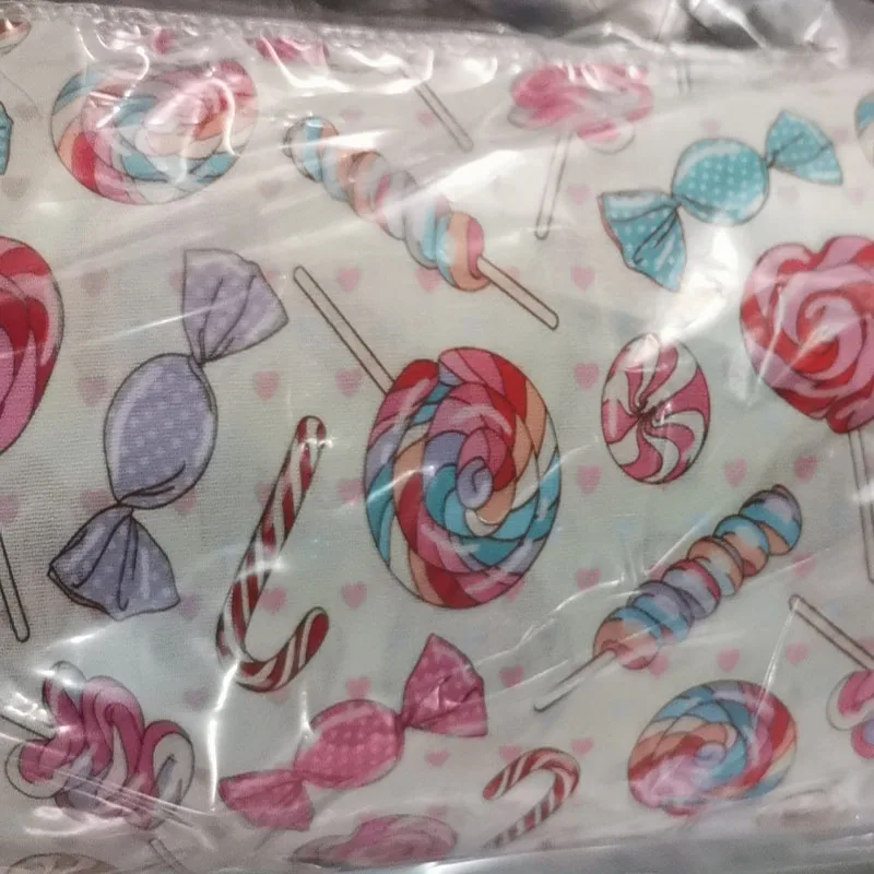 Viaphil 100% Cotton Fabric Brand New Sweet Candy Lollipop Printed Sewing Cloth Dress Clothing Textile
Viaphil 100% Cotton Fabric Brand New Sweet Candy Lollipop Printed Sewing Cloth Dress Clothing Textile