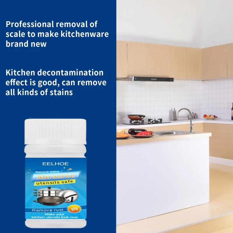 Stainless Steel Kitchenware Oily Abrasive Powder Remove Oil Kitchen Abrasive Powder Remove Oil Stains Rust Accessories TSLM1
Stainless Steel Kitchenware Oily Abrasive Powder Remove Oil Kitchen Abrasive Powder Remove Oil Stains Rust Accessories TSLM1