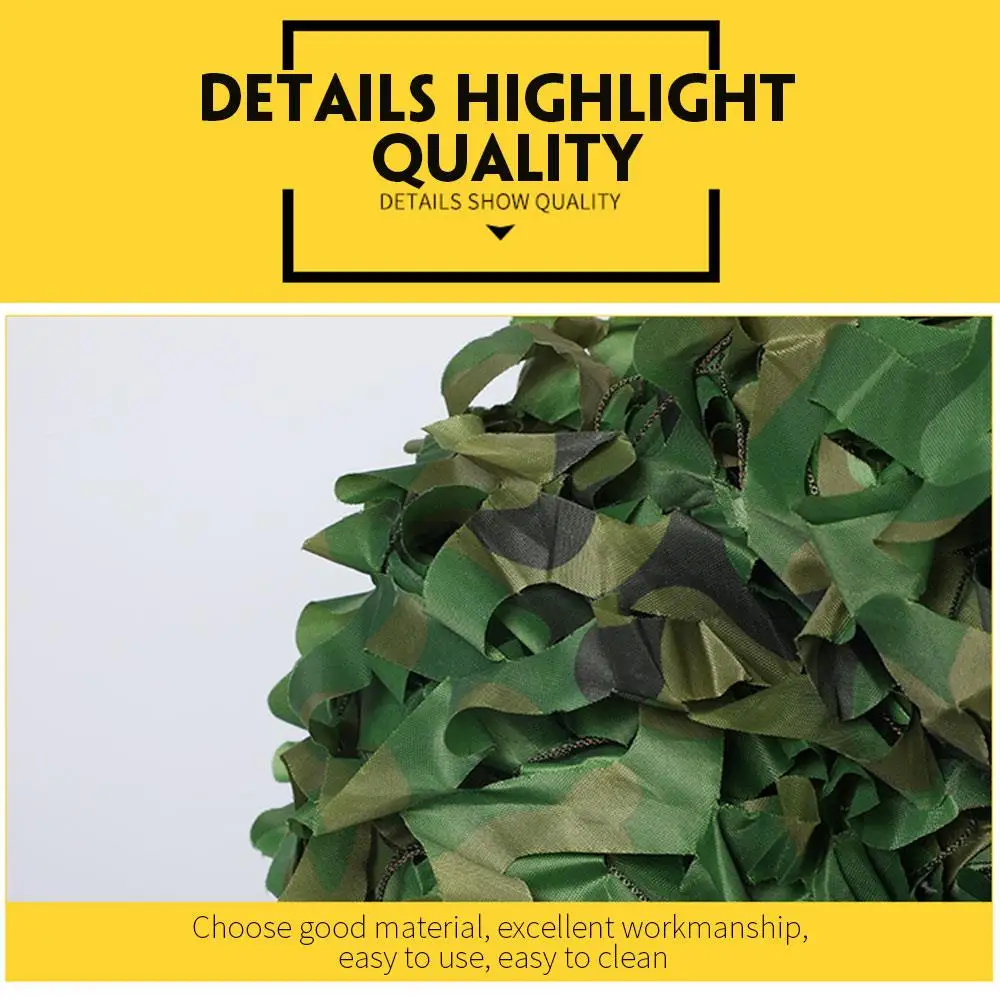 SOLEDI 3size with Net Rope Hiden Cover Camouflage Woodland Hunting Green Net Car 2MX3.0M 3.0m*3.0m Oxford Shelter Hide
SOLEDI 3size with Net Rope Hiden Cover Camouflage Woodland Hunting Green Net Car 2MX3.0M 3.0m*3.0m Oxford Shelter Hide