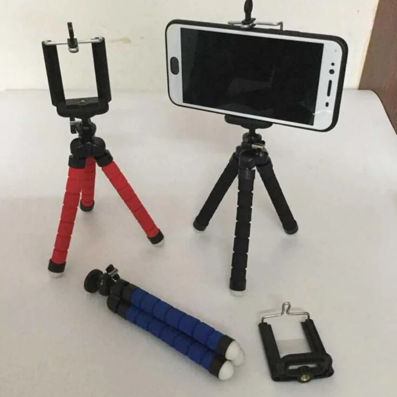 Multifunctional Portable Desktop Sponge Tripod for Live Photo Shooting Octopus Universal Mobile Phone Stand Mobile Phone Clip
Multifunctional Portable Desktop Sponge Tripod for Live Photo Shooting Octopus Universal Mobile Phone Stand Mobile Phone Clip
