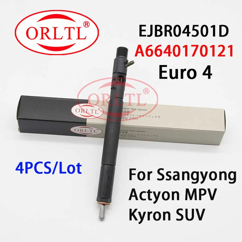 Форсунка дизельная EJBR04501D A6640170121, 4 шт., для Ssangyong Actyon MVP / Kyron 2.0L XDI SUV (100bhp)
Форсунка дизельная EJBR04501D A6640170121, 4 шт., для Ssangyong Actyon MVP / Kyron 2.0L XDI SUV (100bhp)