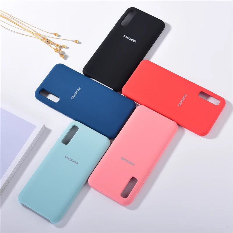 Original Samsung A50 A70 Liquid Silicone Case Soft Silky High-Quality Back Covers For Galaxy A50S A70S A30S A505 With Logo 6.4'' 
Original Samsung A50 A70 Liquid Silicone Case Soft Silky High-Quality Back Covers For Galaxy A50S A70S A30S A505 With Logo 6.4''