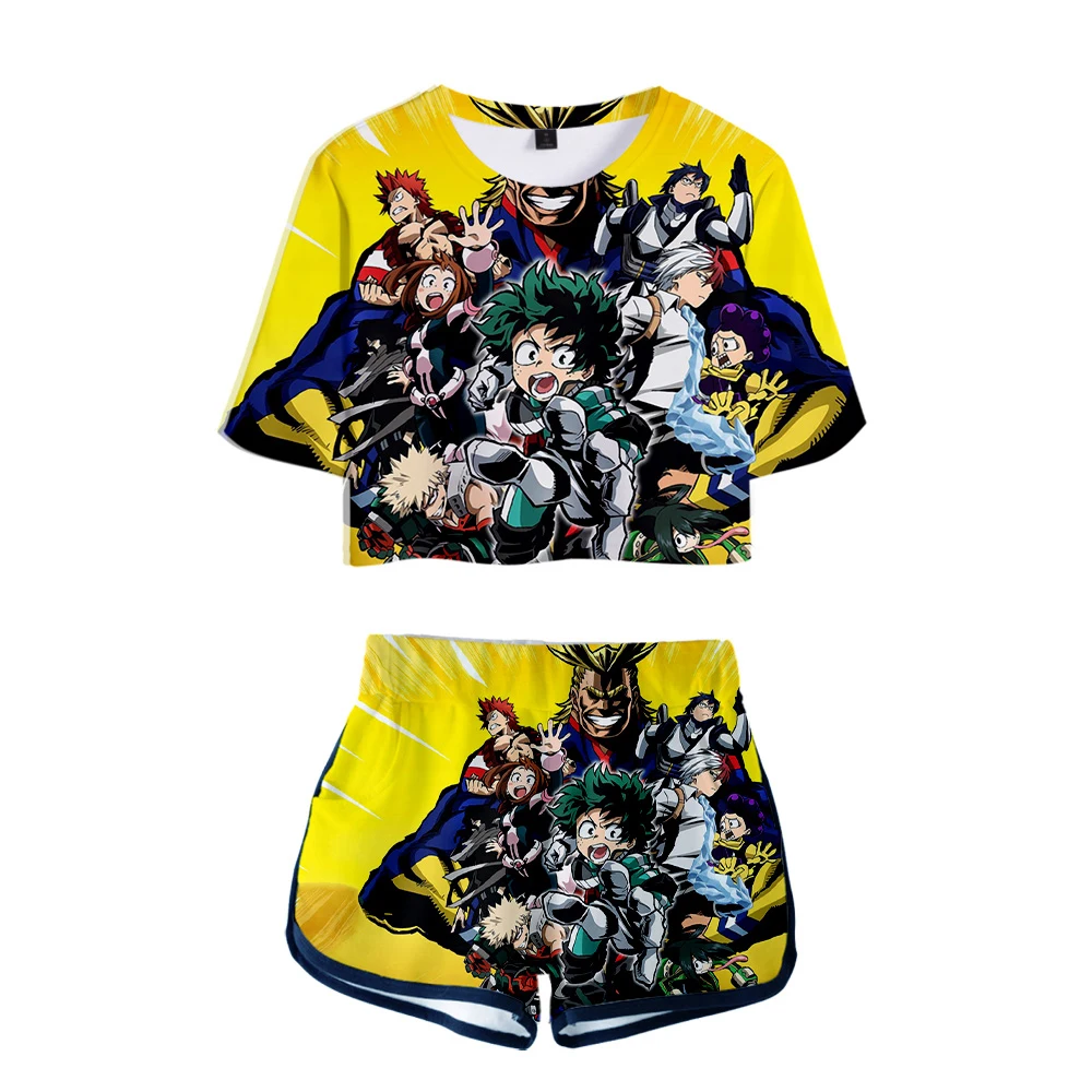 Frdun Tommy 2019 My Hero Academia Season 4 Anime 3D print Two Pieces sets Women Fashion girl Casual T-shirt+shorts Clothes
Frdun Tommy 2019 My Hero Academia Season 4 Anime 3D print Two Pieces sets Women Fashion girl Casual T-shirt+shorts Clothes