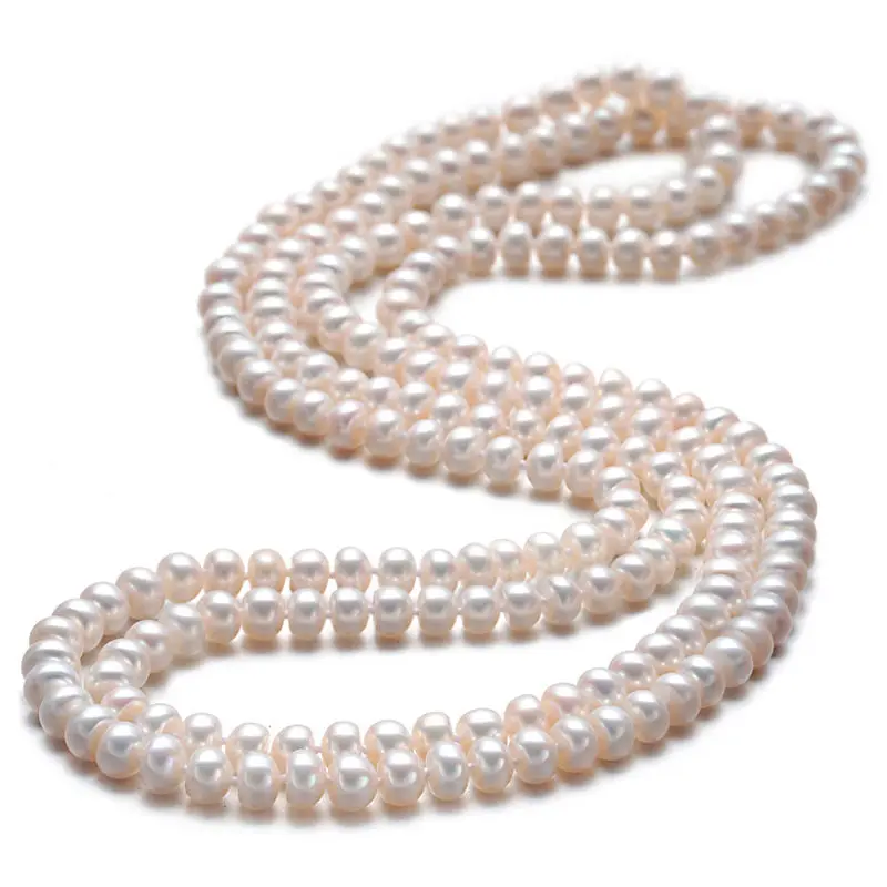 120cm/160cm Long Pearl Necklace Genuine Natural Freshwater Pearl Sweater Chain Necklace For Women Jewelry Fashion Gift
120cm/160cm Long Pearl Necklace Genuine Natural Freshwater Pearl Sweater Chain Necklace For Women Jewelry Fashion Gift