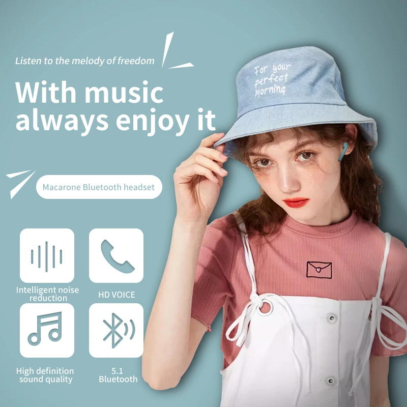 Newmsnr Hi-Fi Sound Bluetooth Earphone Bluetooth5.1 Wireless Earbuds Waterproof & Sweatproof Earphones With Mic Original Headset
Newmsnr Hi-Fi Sound Bluetooth Earphone Bluetooth5.1 Wireless Earbuds Waterproof & Sweatproof Earphones With Mic Original Headset