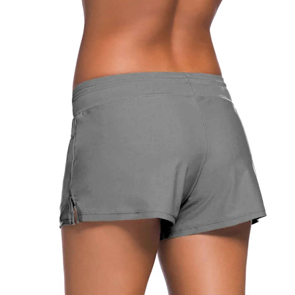 Size Women's Swimming Trunks Shorts Swimsuit Bikini Bottoms With Belt For Ladies Swimwear Pants Beachwear Large 
Size Women's Swimming Trunks Shorts Swimsuit Bikini Bottoms With Belt For Ladies Swimwear Pants Beachwear Large
