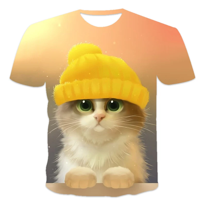 Men's summer 3D-printed Cat T-shirt Hip Hop style large T-shirt cross style O collar short sleeve men's clothing XXS-6XL
Men's summer 3D-printed Cat T-shirt Hip Hop style large T-shirt cross style O collar short sleeve men's clothing XXS-6XL