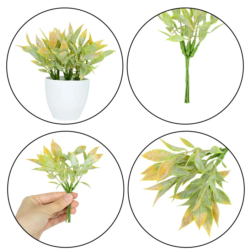 4 Bunch Artificial Plant Potted Ornaments For Diy Wedding Wreath Home Garden Decoration Mint Leaf Fern Grass Fake Plant
4 Bunch Artificial Plant Potted Ornaments For Diy Wedding Wreath Home Garden Decoration Mint Leaf Fern Grass Fake Plant