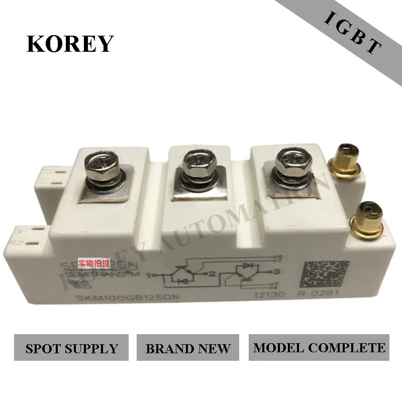 In Stock Semikron IGBT Module SKM100GB125DN
In Stock Semikron IGBT Module SKM100GB125DN