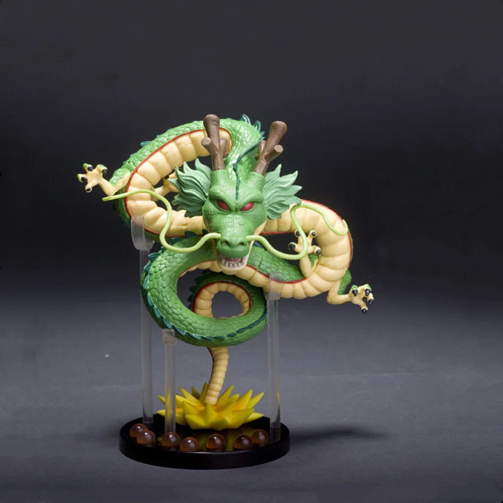 Фото Bandai Dragon Ball Z Аниме фигурки Shenlong Shenron Дракон игрушки ПВХ статуэтки экшн Figma супер