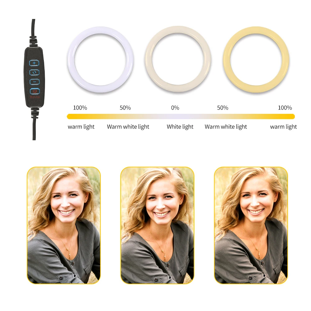 10 Inch LED Beauty Ring Fill Light USB ring lamp Photography Light with Phone Holder 2M tripod stand for Makeup Youtube 
10 Inch LED Beauty Ring Fill Light USB ring lamp Photography Light with Phone Holder 2M tripod stand for Makeup Youtube
